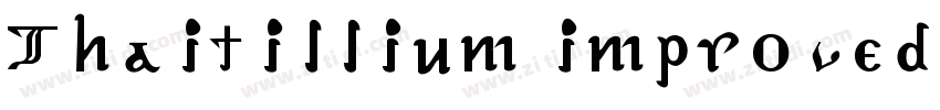 Thaitillium improved字体转换